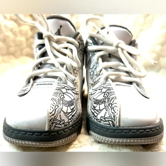 Toddler Nike Air Jordan Dub Zero Retro Shoes DV 1358-107 size 8 - Picture 5 of 16